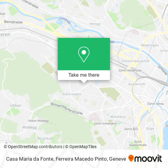 Casa Maria da Fonte, Ferreira Macedo Pinto map