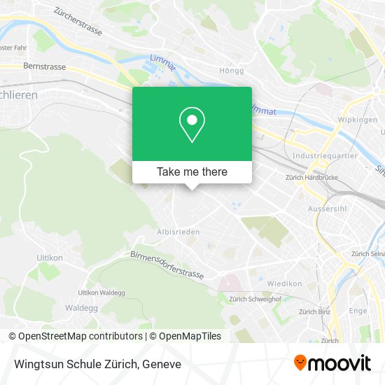 Wingtsun Schule Zürich map