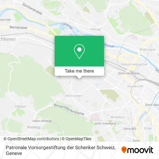 Patronale Vorsorgestiftung der Schenker Schweiz map