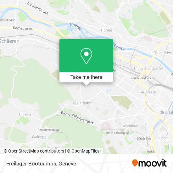 Freilager Bootcamps map