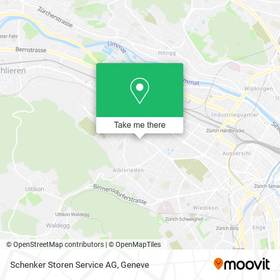 Schenker Storen Service AG map