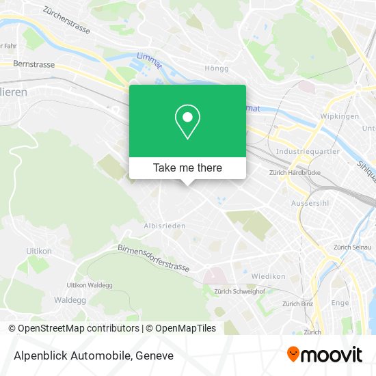 Alpenblick Automobile map