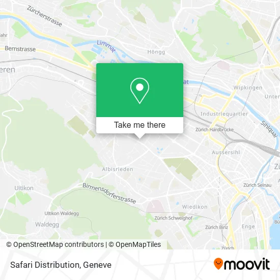Safari Distribution map