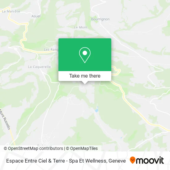 Espace Entre Ciel & Terre - Spa Et Wellness map