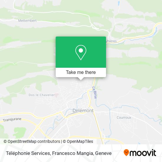 Téléphonie Services, Francesco Mangia map