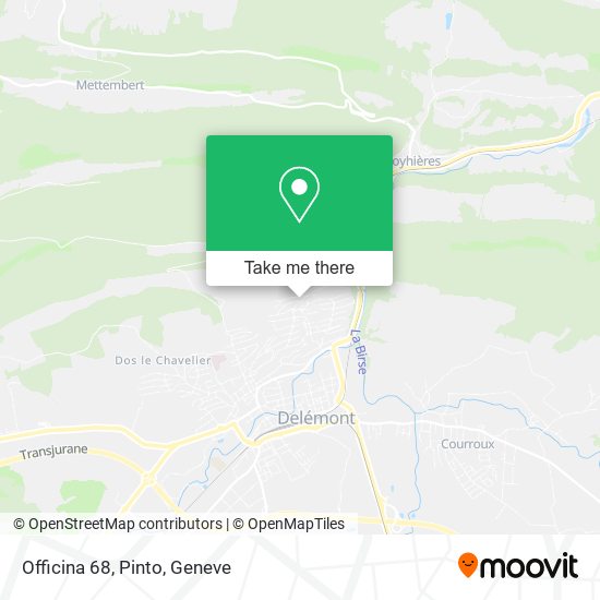 Officina 68, Pinto map