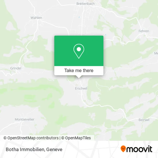 Botha Immobilien map
