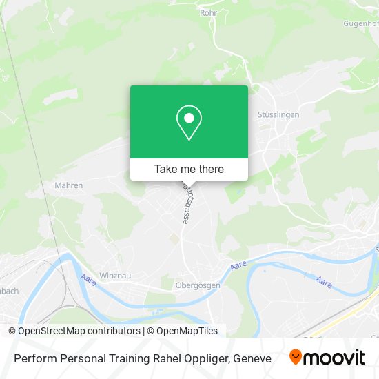 Perform Personal Training Rahel Oppliger map
