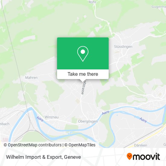 Wilhelm Import & Export map