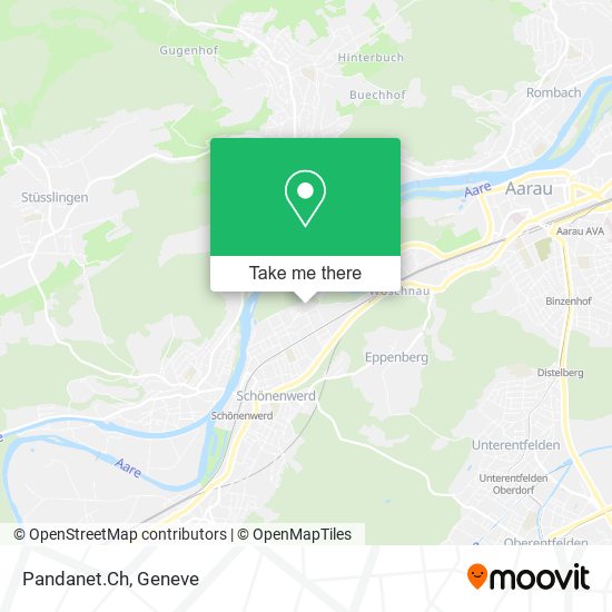 Pandanet.Ch map