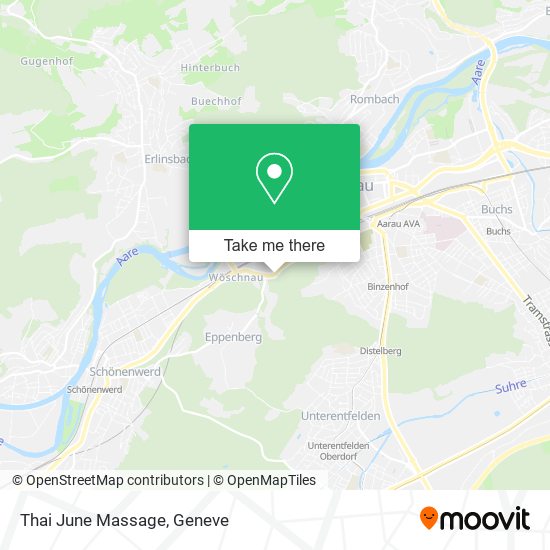 Thai June Massage map