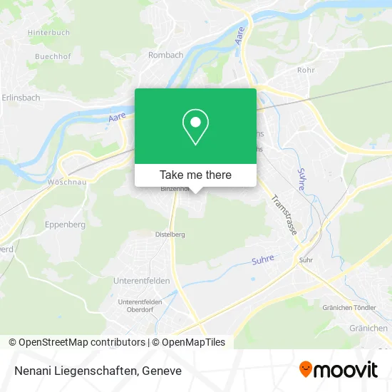 Nenani Liegenschaften map