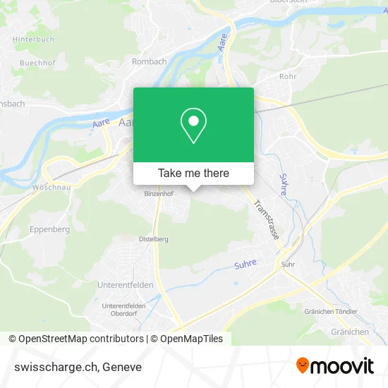 swisscharge.ch map