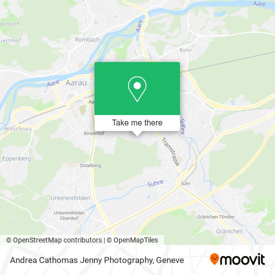Andrea Cathomas Jenny Photography map