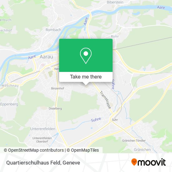 Quartierschulhaus Feld map