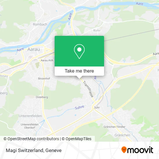 Magi Switzerland map