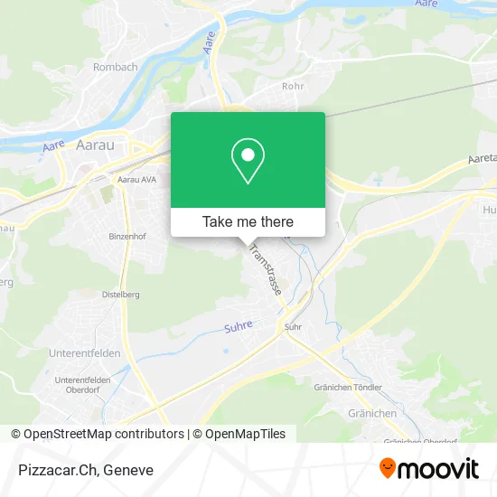 Pizzacar.Ch map