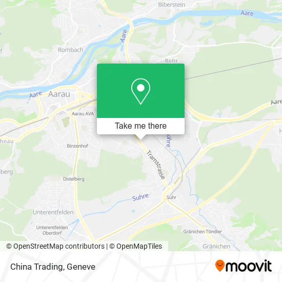 China Trading map