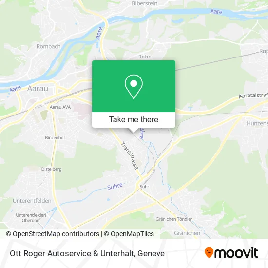 Ott Roger Autoservice & Unterhalt map