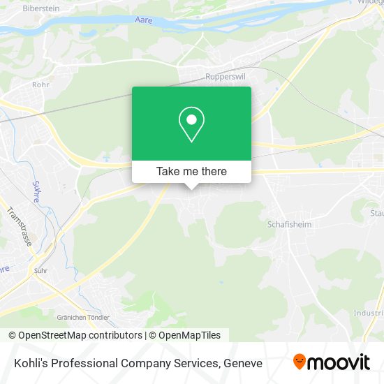 Kohli's Professional Company Services map