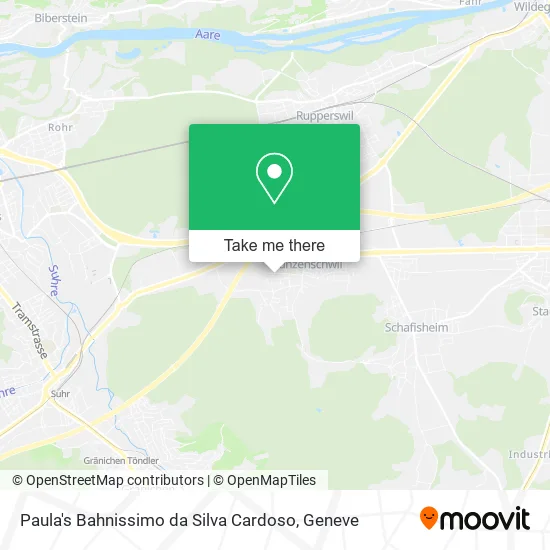 Paula's Bahnissimo da Silva Cardoso map