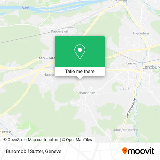 Büromobil Sutter map