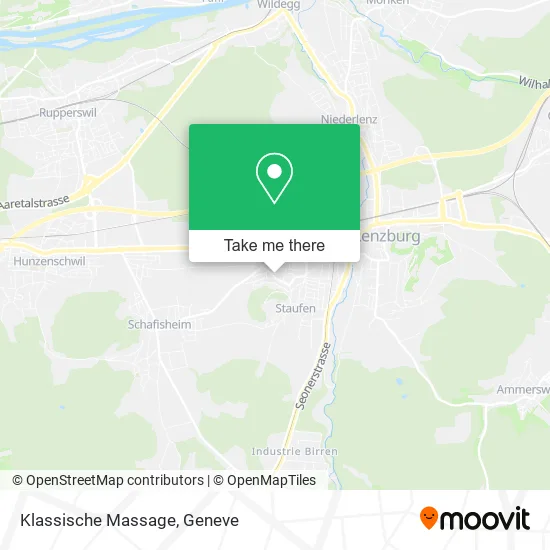 Klassische Massage map