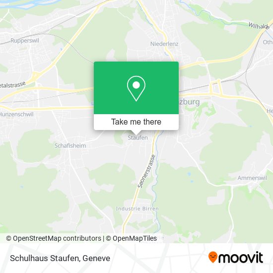 Schulhaus Staufen map