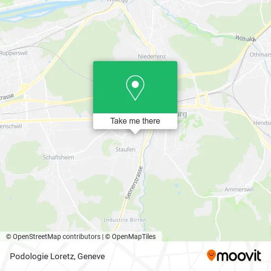 Podologie Loretz map