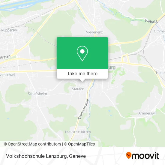 Volkshochschule Lenzburg map