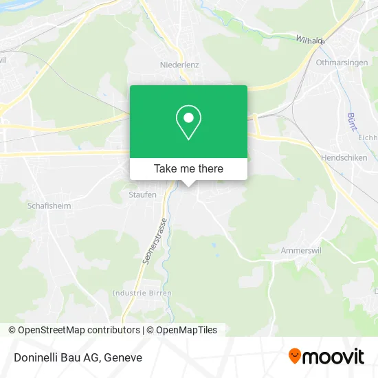 Doninelli Bau AG map