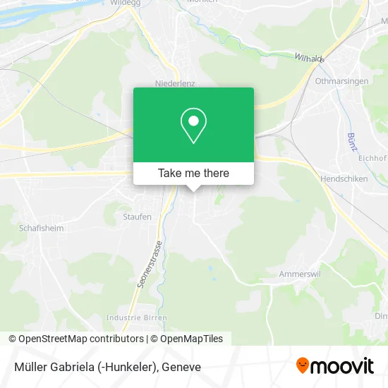 Müller Gabriela (-Hunkeler) map