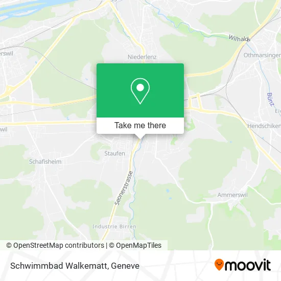 Schwimmbad Walkematt map