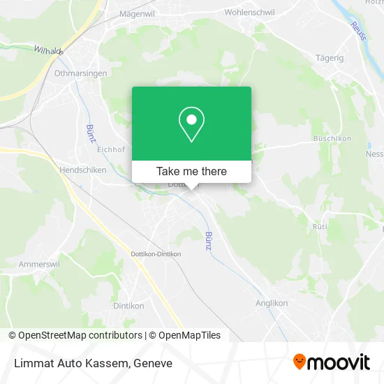 Limmat Auto Kassem map