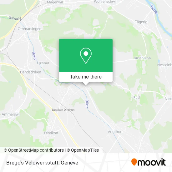 Brego's Velowerkstatt map