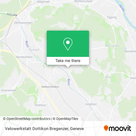 Velowerkstatt Dottikon Bregenzer map