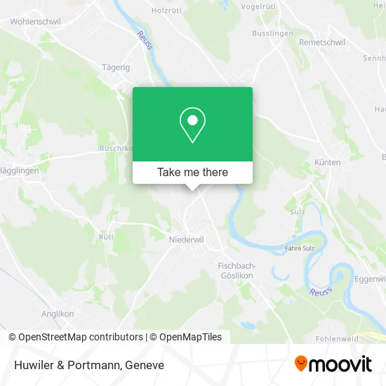 Huwiler & Portmann map