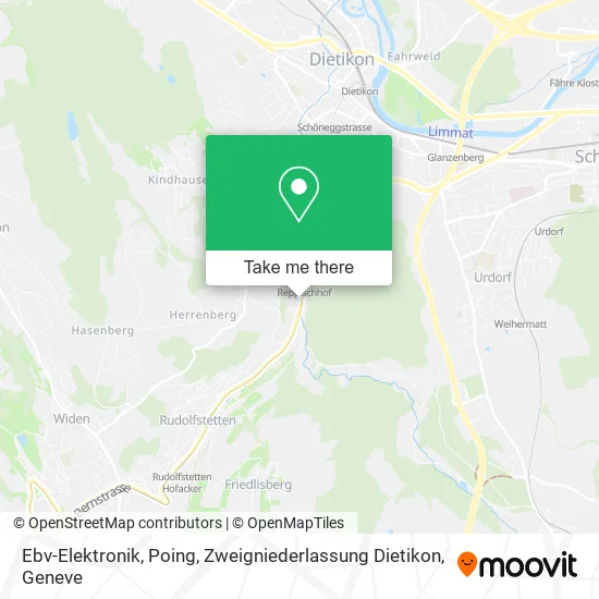 Ebv-Elektronik, Poing, Zweigniederlassung Dietikon map