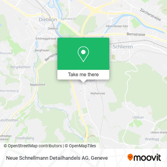 Neue Schnellmann Detailhandels AG map