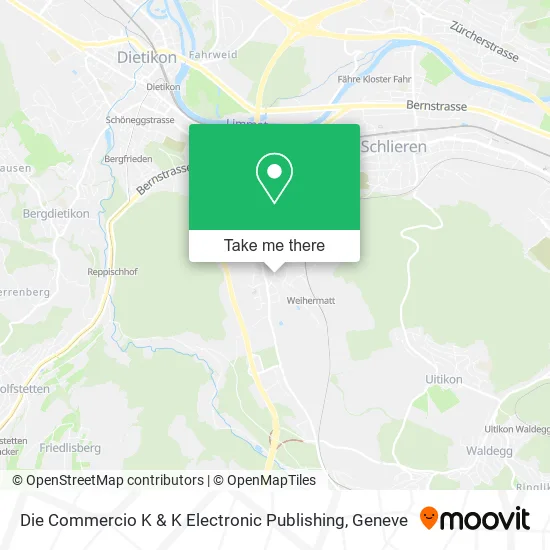 Die Commercio K & K Electronic Publishing map