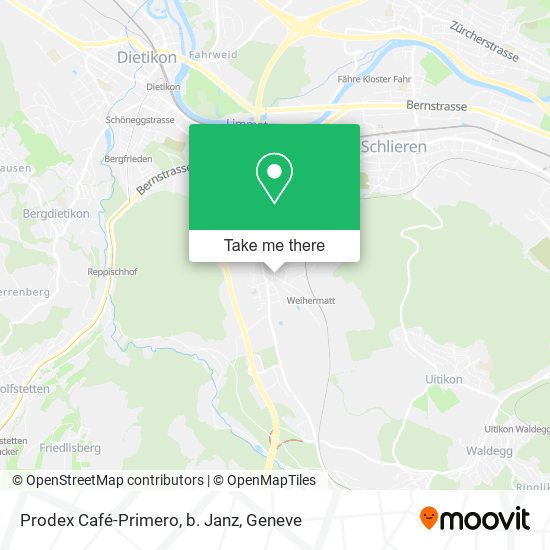 Prodex Café-Primero, b. Janz map