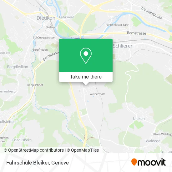Fahrschule Bleiker map