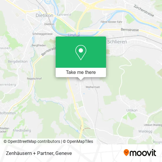 Zenhäusern + Partner map