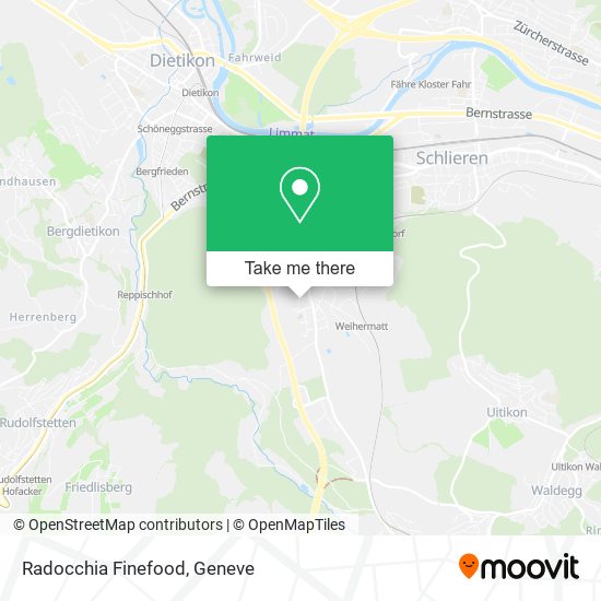 Radocchia Finefood map