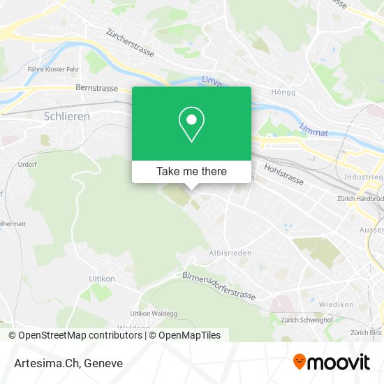 Artesima.Ch map