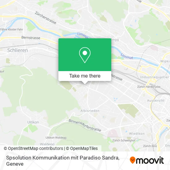 Spsolution Kommunikation mit Paradiso Sandra map