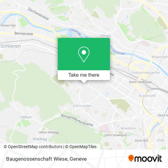 Baugenossenschaft Wiese map