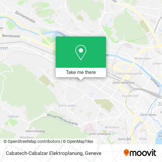 Cabatech-Cabalzar Elektroplanung Karte