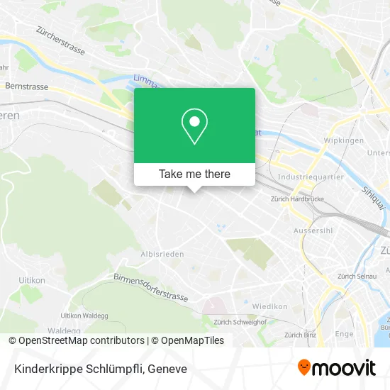 Kinderkrippe Schlümpfli map
