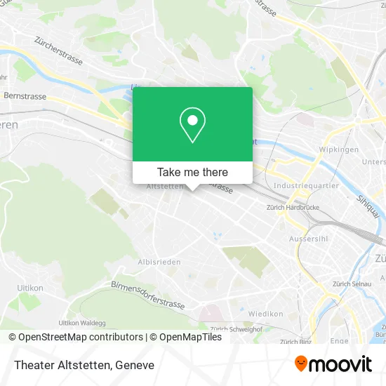 Theater Altstetten map